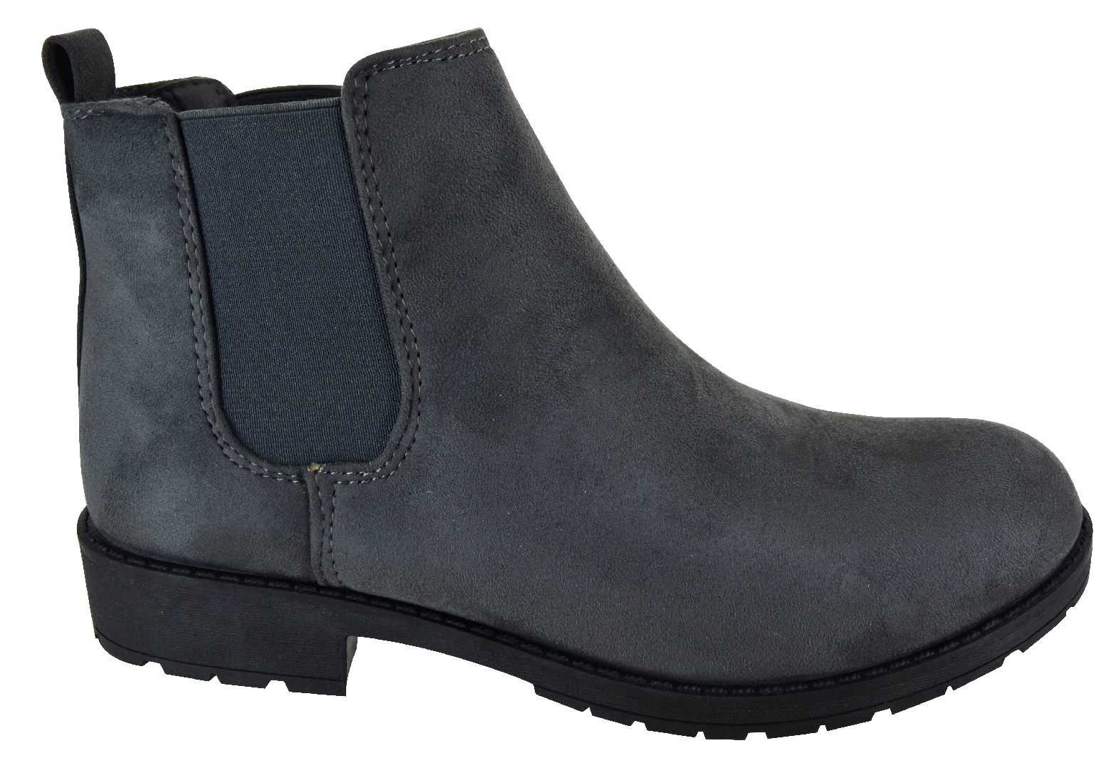 slip on flat ankle boots